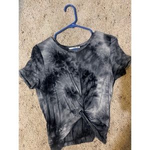 Tie die crop top